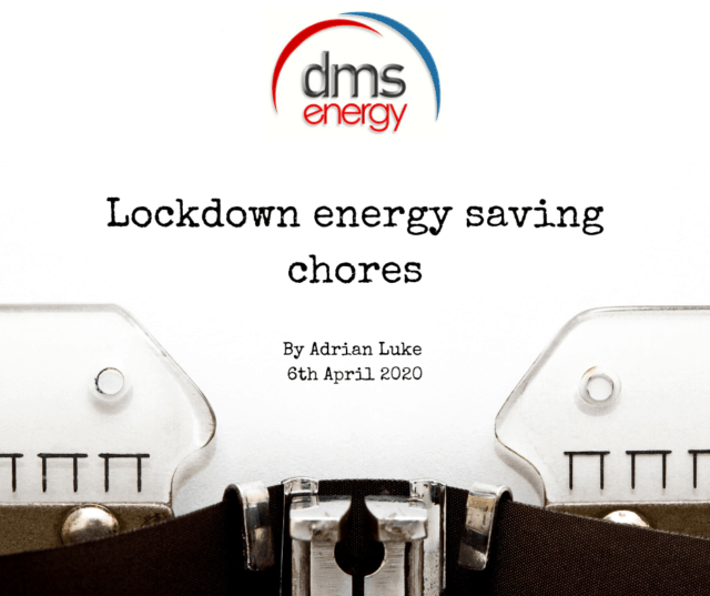 Blog – lockdown chores